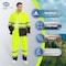 Protectx Safety Rain Jacket and Pant Suits, Polyester, Class Class 2 Neon Green, S ST-RS150D-GNBK-S-01 - alternate 3