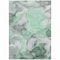 Homeroots 8' X 10' Green Abstract Washable Non Skid Indoor Outdoor Area Rug 559511 - alternate 4