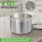 Nutrichef 8 Qt Heavy-Duty Stockpot with Stainless Steel Lid NCSPT8Q - alternate 2