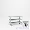 Pucel Heavy Duty Shop Truck, 48 in W x 18 in D x 33.5 in H, Three Shelves, Push Handle, Light Blue 1848-DT-3P - alternate 1