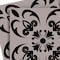 Homeroots 8" X 8" Black And White Orchid Peel And Stick Removable Tiles 390782 - alternate 3