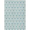 Homeroots 9' X 12' Teal Blue And Ivory Geometric Washable Indoor Outdoor Area Rug 595779 - alternate 4