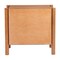 Homeroots 22" Brown Solid Wood Pedestal End Table With Two Drawers 668519 - alternate 3