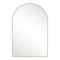 Homeroots 36" Gold Metal Arch Framed Bathroom Vanity Mirror 719494 - alternate 1