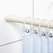 Zenith Zenna Home Straight 42'' To 72'' Adjustable Tension Shower Rod in Champaign 506F - alternate 2