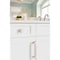 Amerock Overton 1-3/8 in 35 mm Length Satin Nickel/Polished Chrome Cabinet Knob BP36680G1026 - alternate 2