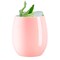 Smarty Had A Party 12 oz Solid Pink Elegant Stemless Plastic Wine Glasses 64 Glasses, 64PK 3712-PNK-CASE - alternate 2