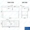 Amgood Underbar Sink, 2 bowl, Stainless Steel, 19 in W x 48 in L x 33 in H SINK BAR S2C-101410-LR-F-Z - alternate 2