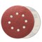 Gator Finishing Red Resin 5 in. Hook and Loop Sanding Discs, 60 Grit, Coarse, 5PK 3725 - alternate 4