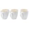 Elama Honeycomb 6 Piece 15 Ounce Mug Set in White EL-HONEYCOMBWHITE6 - alternate 3