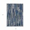 Homeroots 8' X 10' Navy Blue And Denim Blue Striped Washable Indoor Outdoor Area Rug 608955 - alternate 5