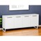 Homeroots 75" White Wood Console Accent Cabinet With Four Doors 568895 - alternate 1