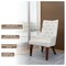 Leisuremod Spruce Collection Modern Wooden Dining Chair in White SC24W - alternate 3