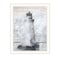 Homeroots Lighthouse White Framed Print Wall Art 529623 - alternate 2