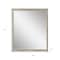 Homeroots 31" Silver Wood Accent Mirror 632785 - alternate 2