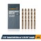 Powertec 7/16" Cobalt Drill Bits 5-35/64" Length, M35 HSS Jobber Length Twist Bits with 135 Deg Tip, 5PK QDB2020 - alternate 1