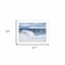 Homeroots Blue Waves 1 White Framed Print Wall Art 405036 - alternate 2