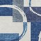 Homeroots 3' X 5' Blue And Ivory Geometric Washable Indoor Outdoor Area Rug 612569 - alternate 3