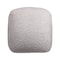 Homeroots 18" Gray Polyester Cube Outdoor Pouf Ottoman 551571 - alternate 4