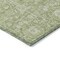 Homeroots 10' X 14' Artichoke Green And Ivory Floral Washable Indoor Outdoor Area Rug 604658 - alternate 3