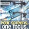 Manhattan - Strategic MANHATTAN UNIVERSAL FOUR MONITOR MOUNT WITH DOUBLE-LINK SWING ARMS HOLDS TWO 13 461566 - alternate 2