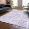 Homeroots 8' X 10' Lavender Ivory And Purple Paisley Washable Indoor Outdoor Area Rug 588651 - alternate 4