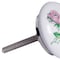 Homeroots Set of Twelve Pink White And Green Floral Ceramic Drawer Pull Knobs, 12PK 358079 - alternate 3