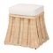 Bali & Pari Rotem Natural Rattan Ottoman, Small 264-14443-ZORO - alternate 1
