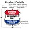 Signmission Private Driveway Shield Sign Private Dri, 18 Inch X 18 Inch, Plastic Sign SHI-P-18-436 - alternate 5