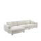 Homeroots 54" Khaki Fabric Modular USB Sleeper Sofa 568289 - alternate 1