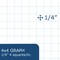 Roaring Spring Case of 4x4 Graph Ruled Loose Leaf Filler Paper, 3 Hole Punched, 11" x 8.5" 80 Sheets Per Pack 20096cs - alternate 3