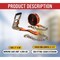 Mytee Products 2inx30ft Orange Ratchet Strap w/ Chain Anchor 4000 # WLL Hi Abrasion Tie Down, 10PK RS230ACx10 - alternate 4