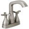 Delta Stryke Two Handle Centerset Bathroom Faucet, 5.94 in, Lumicoat Stainless 257766-SS-PR-MPU-DST - alternate 1