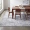 Jonathan Y Eleanor Vintage Medallion Border Non-Slip Machine-Washable Light Gray/Ivory 3 ft. x 5 ft. Area Rug VOR100A-3 - alternate 1