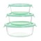 Martha Stewart 6 Piece Assorted Glass Storage Container and Lid Set  in Mint 131112.06 - alternate 1