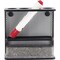 Onyx Marker Holder w/Shelf, Steel, 5-1/2"x2-1/4"x5-1/4", Black SAF3611BL - alternate 2