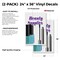 Signmission Beauty Supplies, Vinyl Decals Only 24 Inch x 36 Inch, Vinyl Decal, 2PK DSB-2436-2PACK-Beauty Supplies - alternate 2