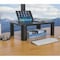 Lorell Lorell Height-Adjustable Monitor Riser - 4" Height x 19.75" Width - Desktop - Black 99991 - alternate 5