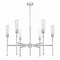Z-Lite Esme Brushed Nickel 6 Light Chandelier 3047-6BN - alternate 3