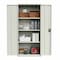 Hirsh Storage Cabinet, 66 in H, 30 in W, 15 in D, Light Gray, 4 Shelves 26148 - alternate 4