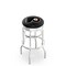 Holland Bar Stool Co 30" Chrome 2-Ring Philadelphia Flyers Swivel Bar Stool, Accent Ring L7C3C30PhiFly-B - alternate 1