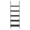 Homeroots 72" Black Metal Five Tier Bookcase 489801 - alternate 5