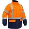 Bisley ANSI Type R Class 3 Jacket with Navy Bottom and X-Back 343M6450X-ORNV/2X - alternate 1