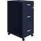 Nusparc 3-Drawer Mobile Vertical File Cabinet, 14.2" x 18" x 29.5", Blue NPRVF318BMNY - alternate 1