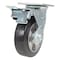 Vestil Rubber Swivel With Total Brake Caster 6 In. Diameter x 2 In. Width 771 lb Black/Gray CST-VE-6X2MRA-SWTB - alternate 1