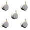 Service Caster 2.375 Inch MRI Safe Casters, 10mm Threaded Stem, Set of 5, 5PK SCC-TS02S60-TPR-GRY-M10X22-MRI-5 - alternate 1