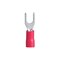 Gb Spade Terminal, 600 V, 22 to 18 AWG Wire, #4 to 6 Stud, Vinyl Insulation, Red, 20PK 20-111 - alternate 1