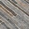 Homeroots 5' X 8' Pewter And Brown Striped Washable Indoor Outdoor Area Rug 608965 - alternate 3