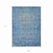 Homeroots 9' X 12' Blue Oriental Washable Indoor Outdoor Area Rug 607534 - alternate 5