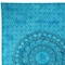 Homeroots 80" X 56" Turquoise And Black Mandala Cotton Hanging Tapestry 397210 - alternate 3